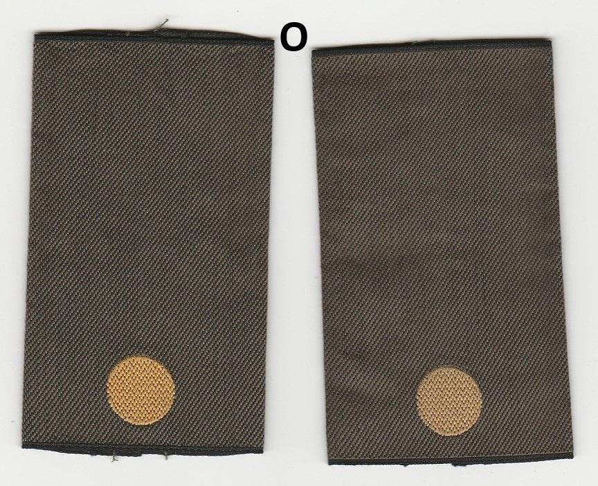 set rangen epauletten Adjudant / Vaandrig (O), Verzenden, Landmacht, Nederland, Embleem of Badge