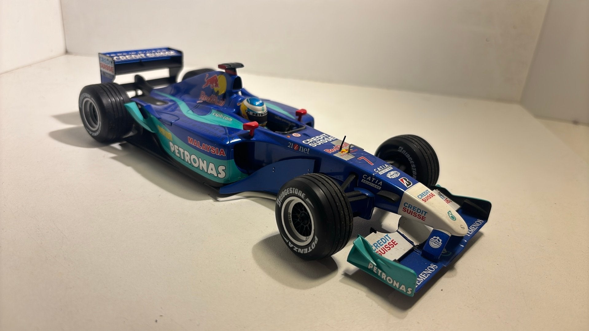 F1 sauber petronas c21 n.heidfeld 2002 minichamps 1.18, Hobby en Vrije tijd, Modelauto's | 1:18, Ophalen of Verzenden, MiniChamps