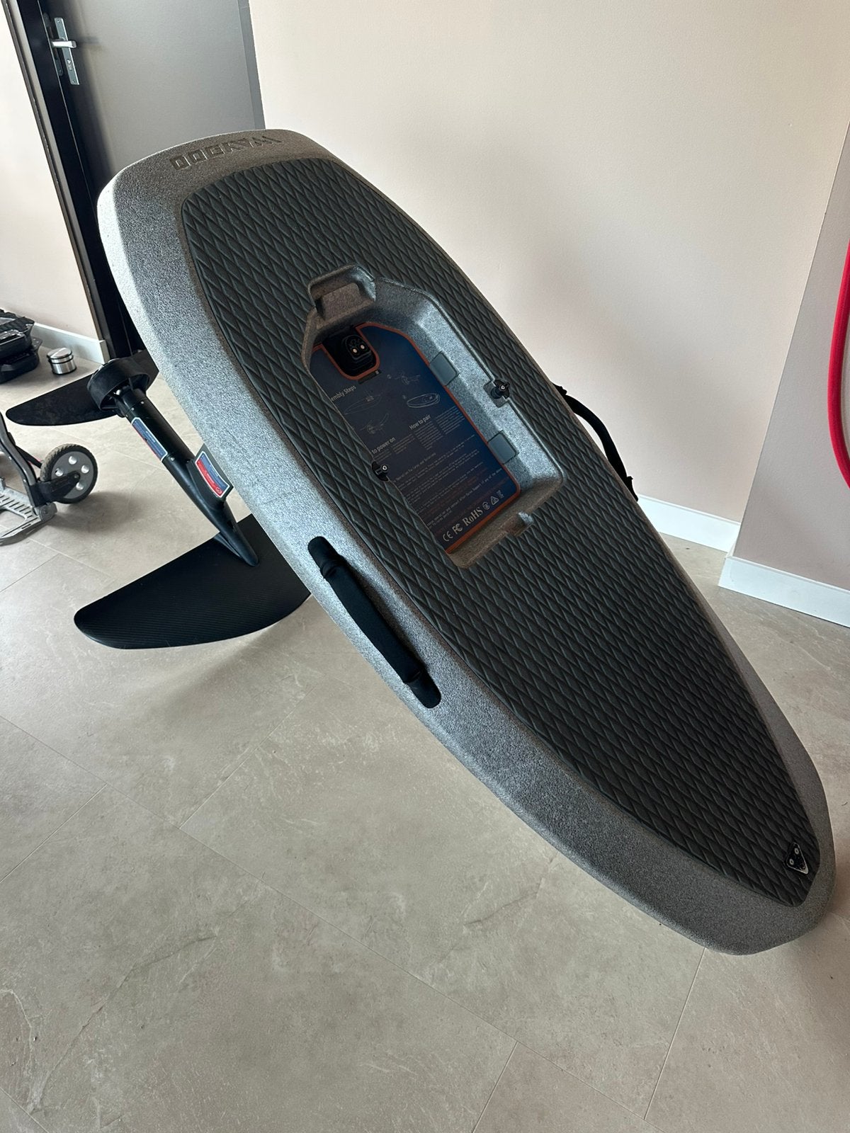 Complete Waydoo Flyer One eFoil set | Incl. 3 Accu's!, Ophalen of Verzenden, Gebruikt, Wingsurf-hydrofoil