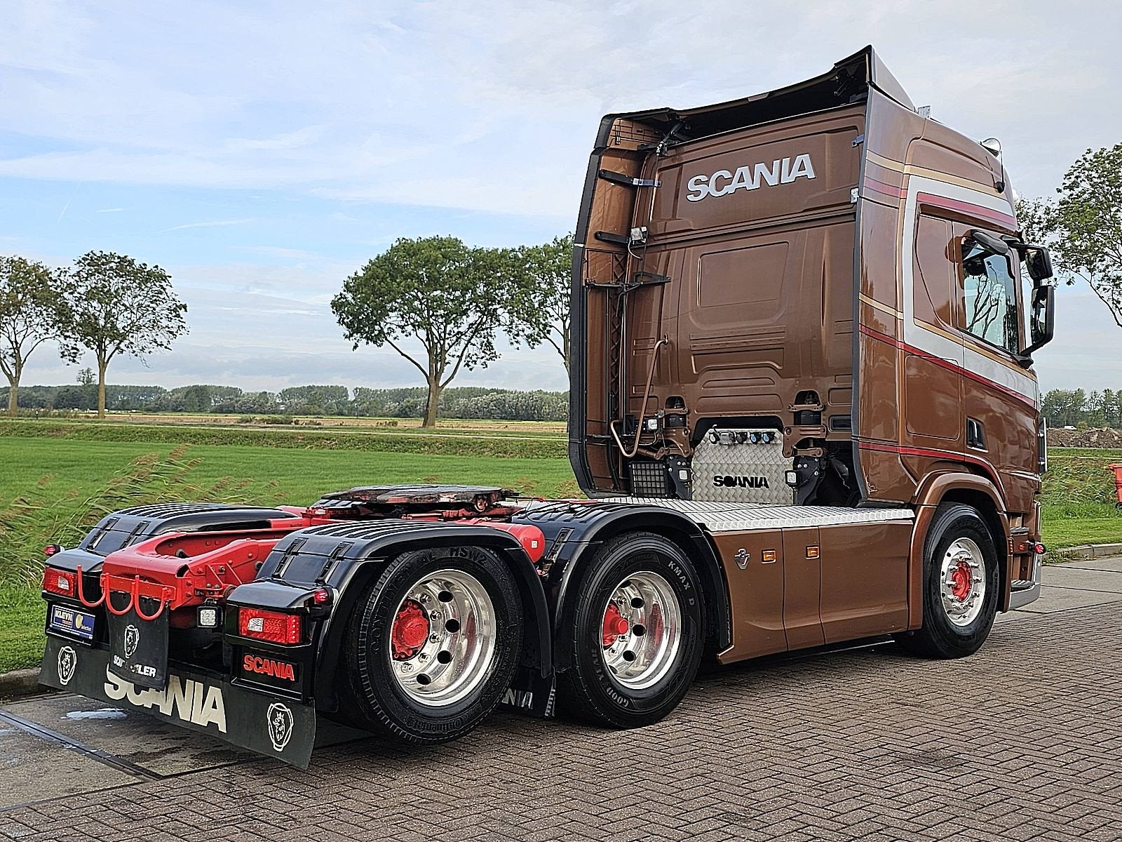 SCANIA R580 6x2 nb led leather, Automaat, Euro 6, Leder, Bedrijf