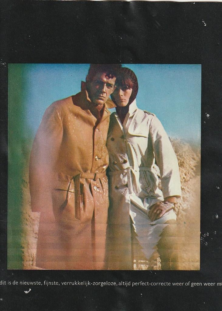 Retro reclame 1966 Menko dames en herenmode Terlenka, Verzamelen, Verzenden, Overige typen