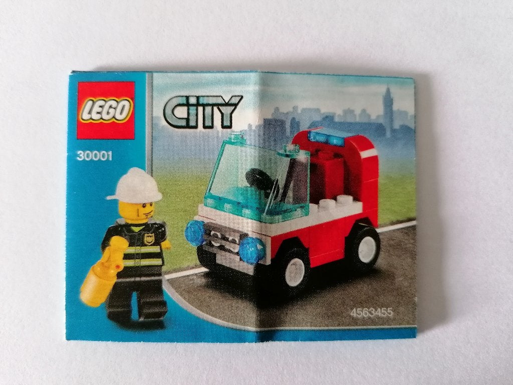 Lego city set 30001 - Brandweer - Brandweerwagen (2009)., Compleet, Lego, Ophalen of Verzenden, Complete set