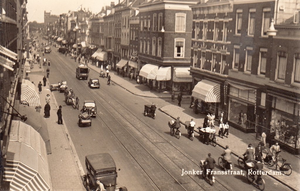Rotterdam   -   Jonker Fransstraat                =0004=, Ophalen of Verzenden, 1940 tot 1960, Ongelopen, Zuid-Holland