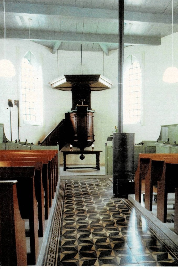 Lettelbert, interieur Kerk, Ophalen of Verzenden, Ongelopen, Groningen