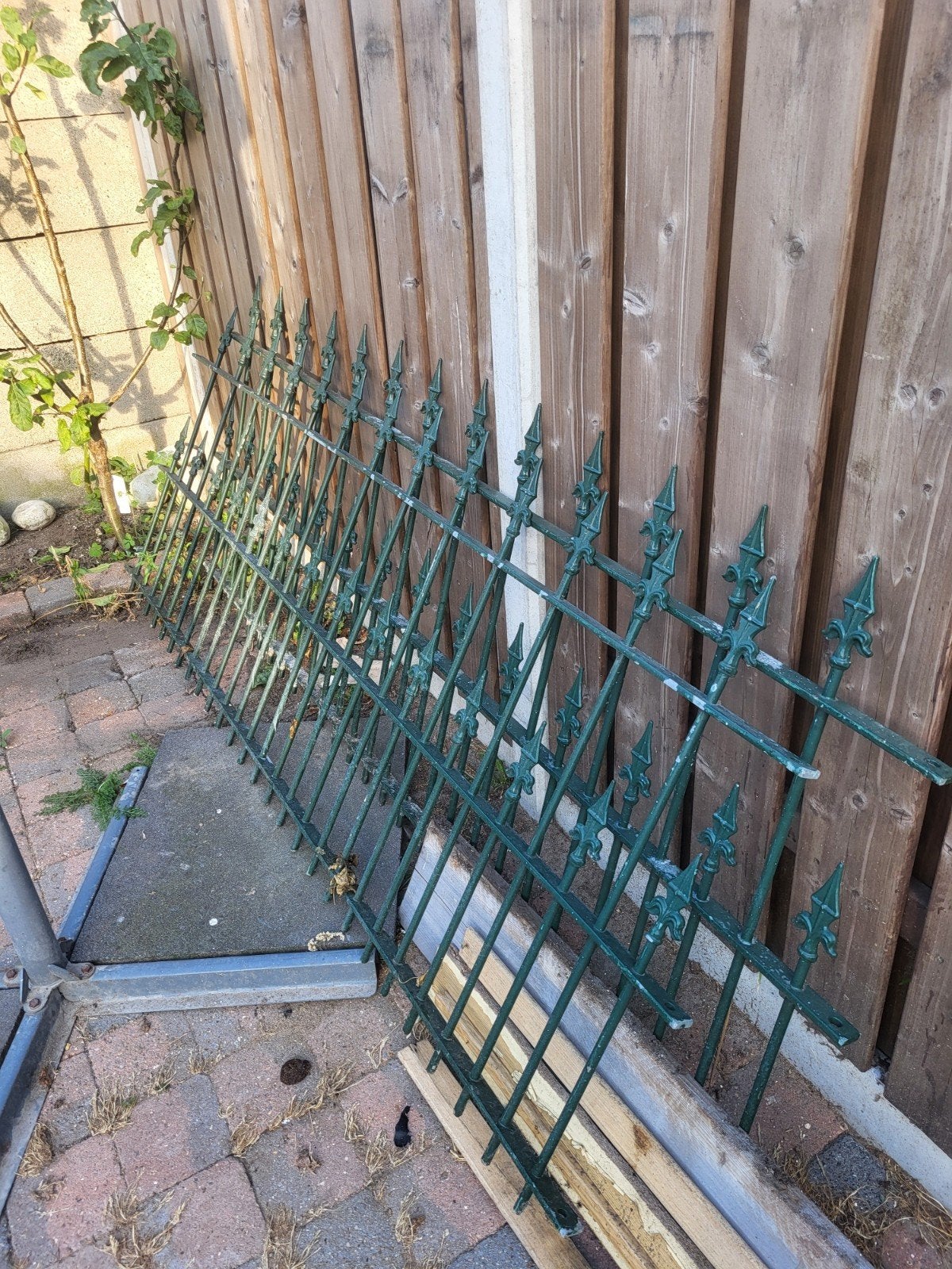 5 ijzeren hekken, Tuin en Terras, Ophalen, IJzer, Sierhekwerk