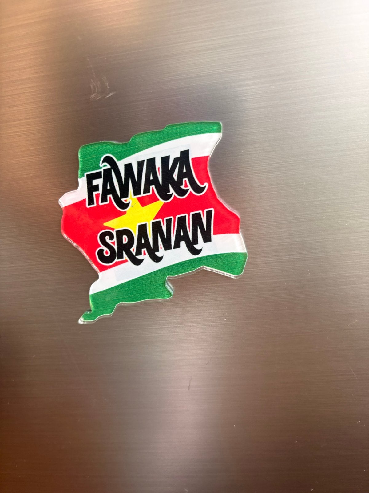Fawaka Sranan Suriname Koelkastmagneet, Ophalen of Verzenden, Zo goed als nieuw