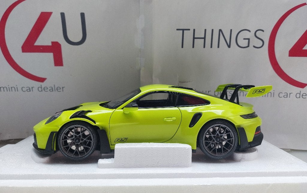 Minichamps 1:18 Porsche 911 (992) GT3 RS 2024 lichtgroen, Ophalen of Verzenden, Nieuw, Auto, MiniChamps