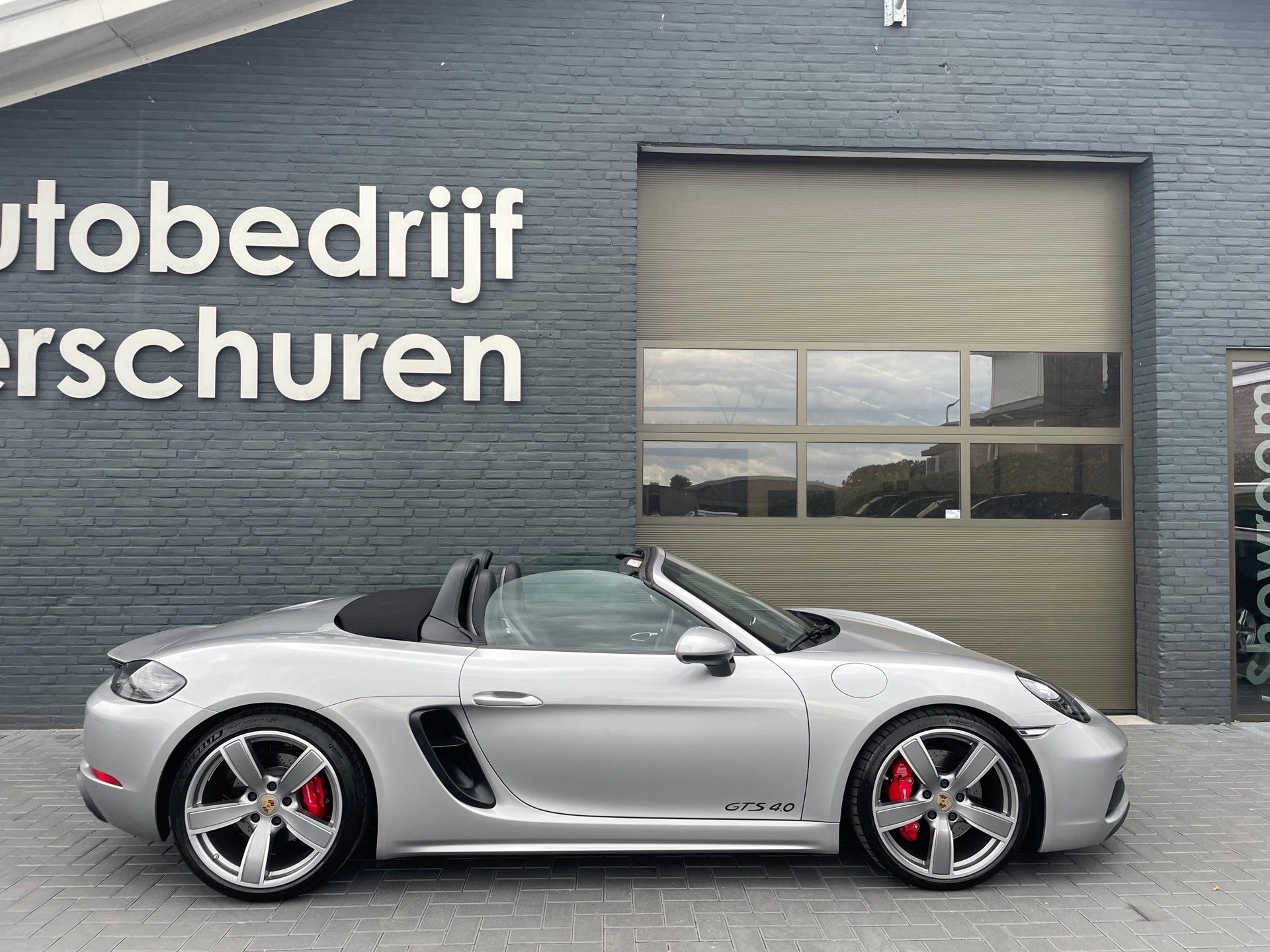 Porsche 718 Boxster GTS 4.0 handgeschakeld, Auto's, Achterwielaandrijving, Gebruikt, Zwart, Cabriolet