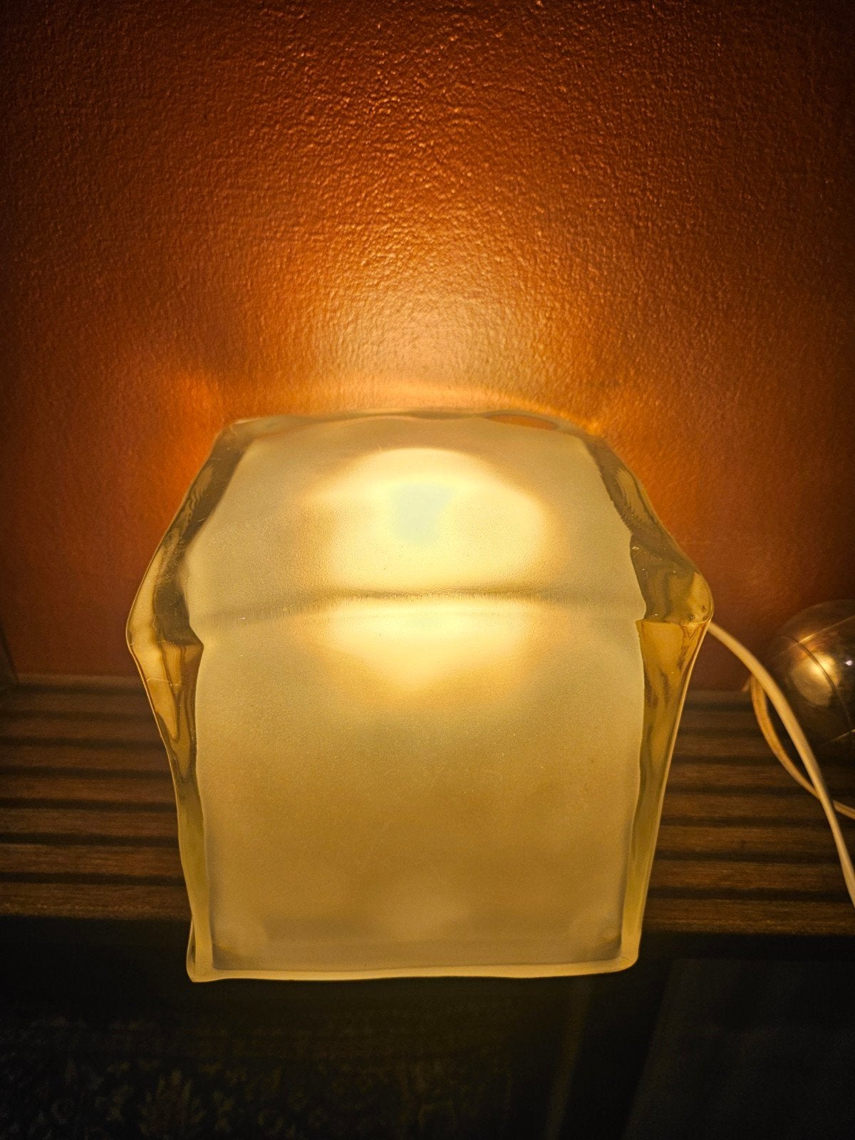 Vintage Iviken ice cube lamp, Ophalen, Vintage, IKEA, Glas