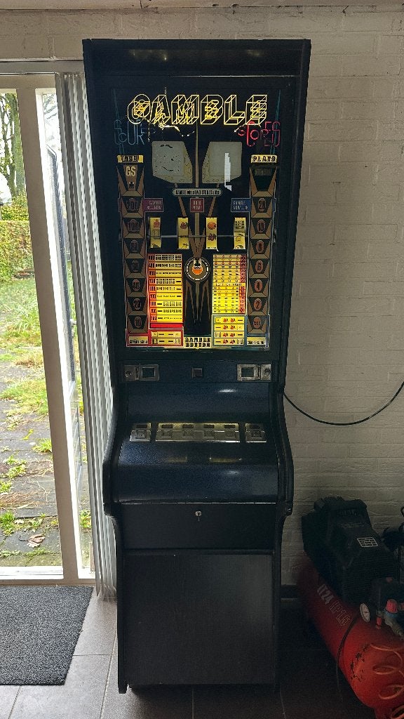 Vintage ACE Coin Equipment Engelse gokkast jaren '70 werkend, Euro, Ophalen, Gebruikt, Met sleutels
