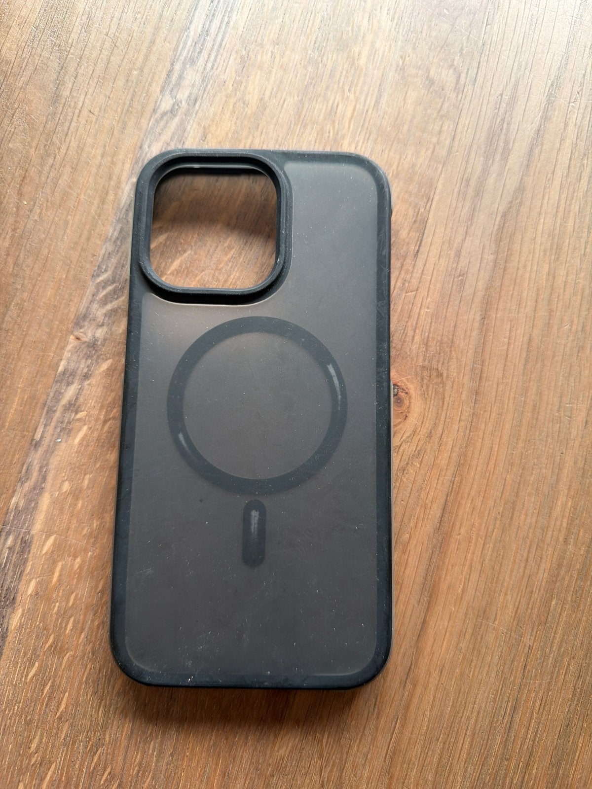 iPhone 15 Pro Max hoesje met MagSafe en screenprotector, Kunststof, Zwart, MagSafe, Overige merken