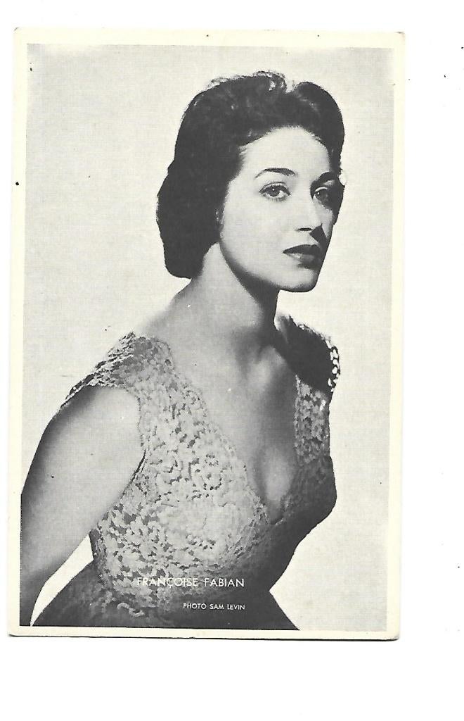 Francoise Fabian, Verzenden, 1960 tot 1980, Ongelopen, Sterren en Beroemdheden