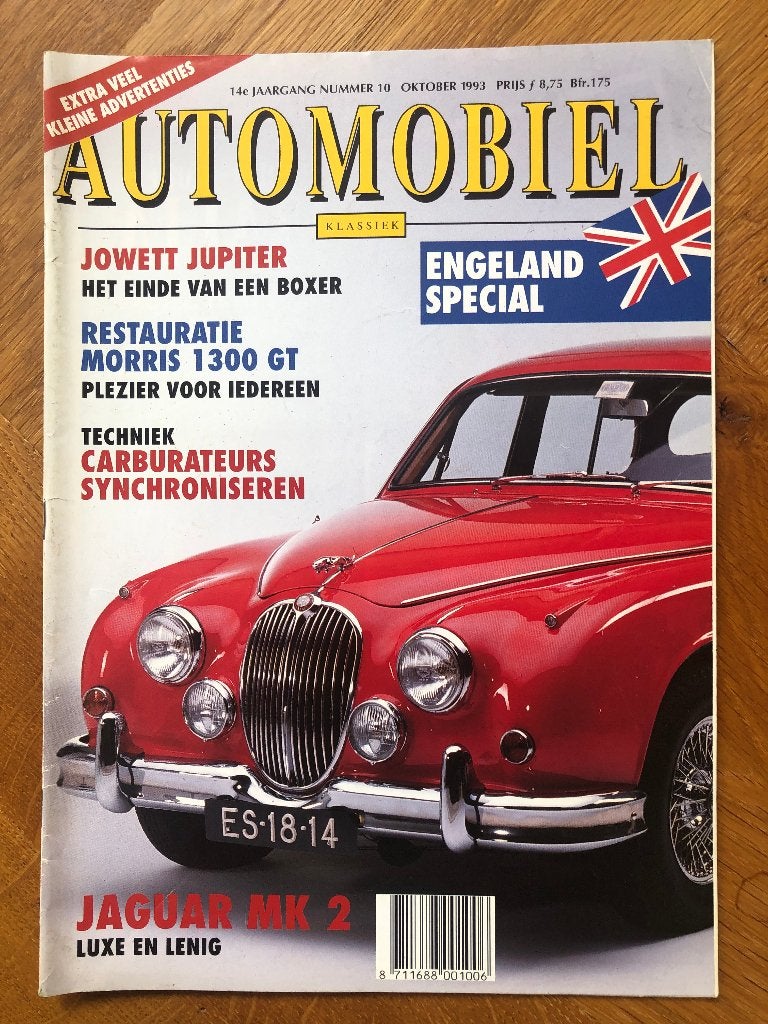 Automobiel Klassiek nr. 10 1993, Algemeen, Verzenden, Zo goed als nieuw, Automobiel Klassiek