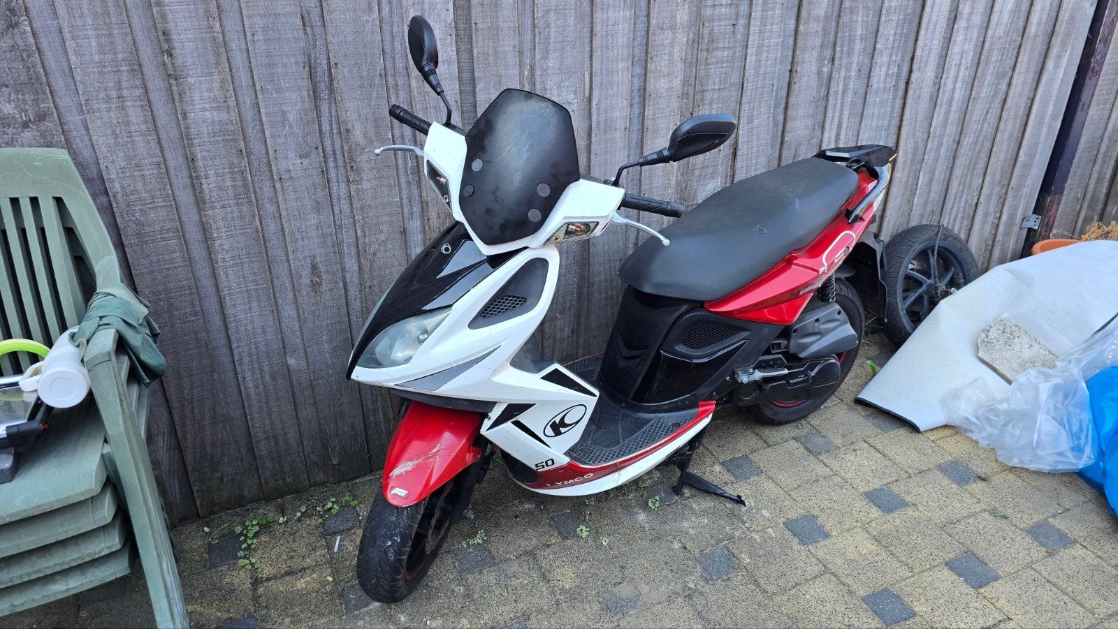 2011 Kymco Super 8 Brom - lees beschrijving, Ophalen, Gebruikt, Maximaal 45 km/u, Benzine