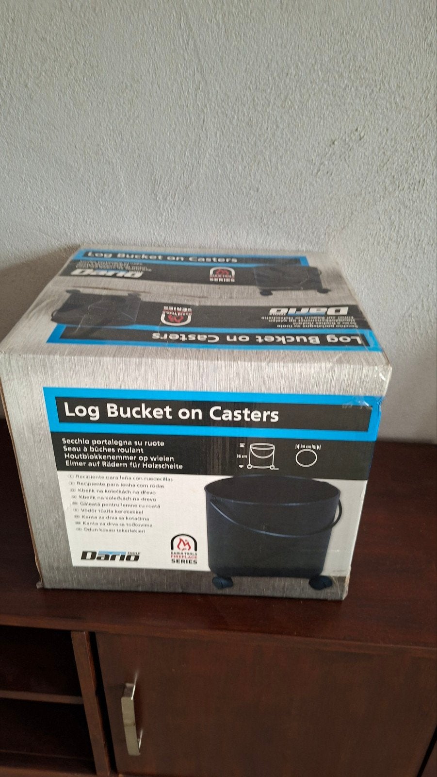 Log Bucket on Casters - Houtemmer op wielen, Nieuw, Ophalen of Verzenden, Onbekend, Darin Tools Series