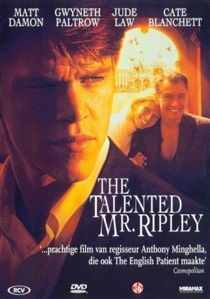 The Talented Mr. Ripley DVD, Vanaf 16 jaar, Verzenden, Zo goed als nieuw