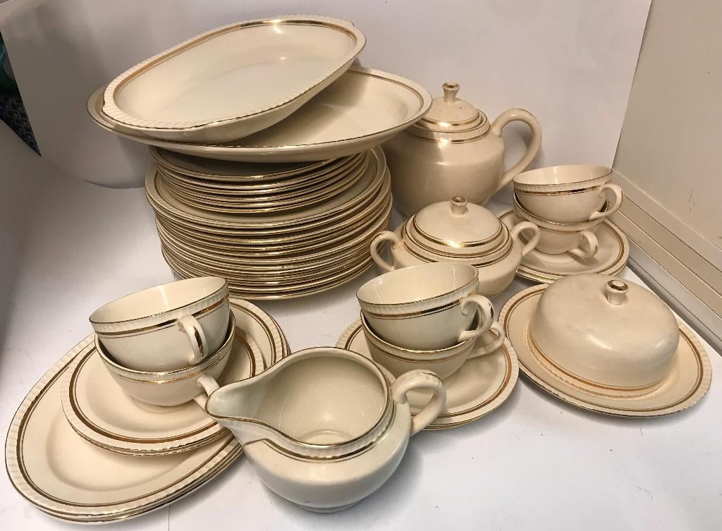 Antiek servies, Ophalen