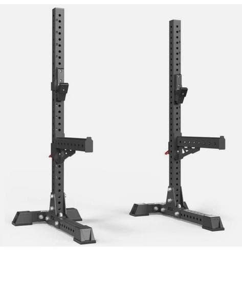 ATX 800 squat stands met safeties en J hooks, Ophalen, Zo goed als nieuw, Krachtstation