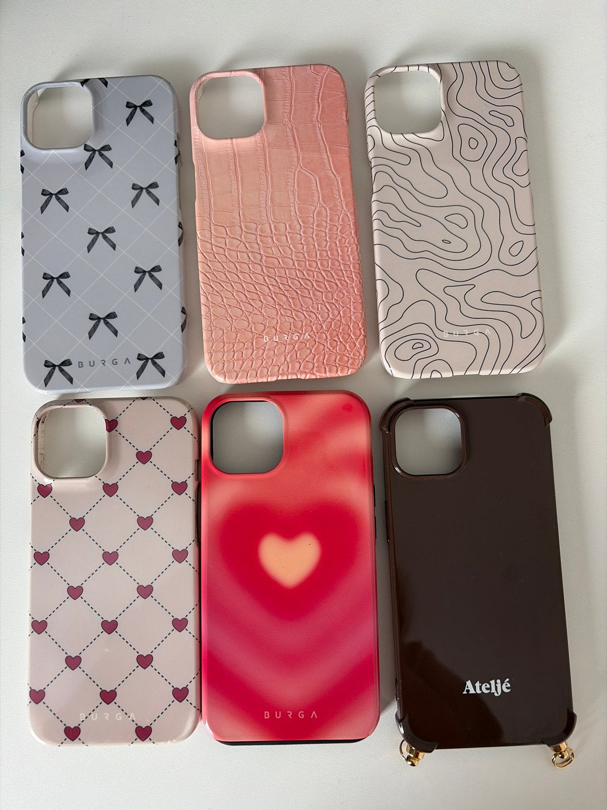 Diverse Burga en Atelje hoesjes voor iPhone 13, Kunststof, IPhone 13, Hoesje of Tasje, Ophalen of Verzenden