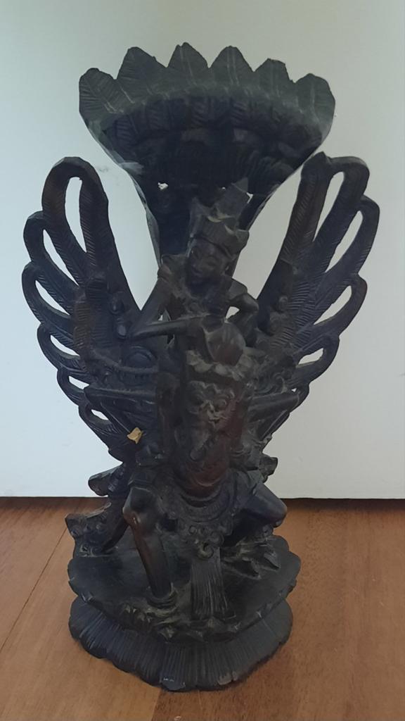 Houten Balinese Garuda Beeld - Handgesneden, Antiek en Kunst, Kunst | Beelden en Houtsnijwerken, Ophalen, Handgemaakt, 20 - 50 cm