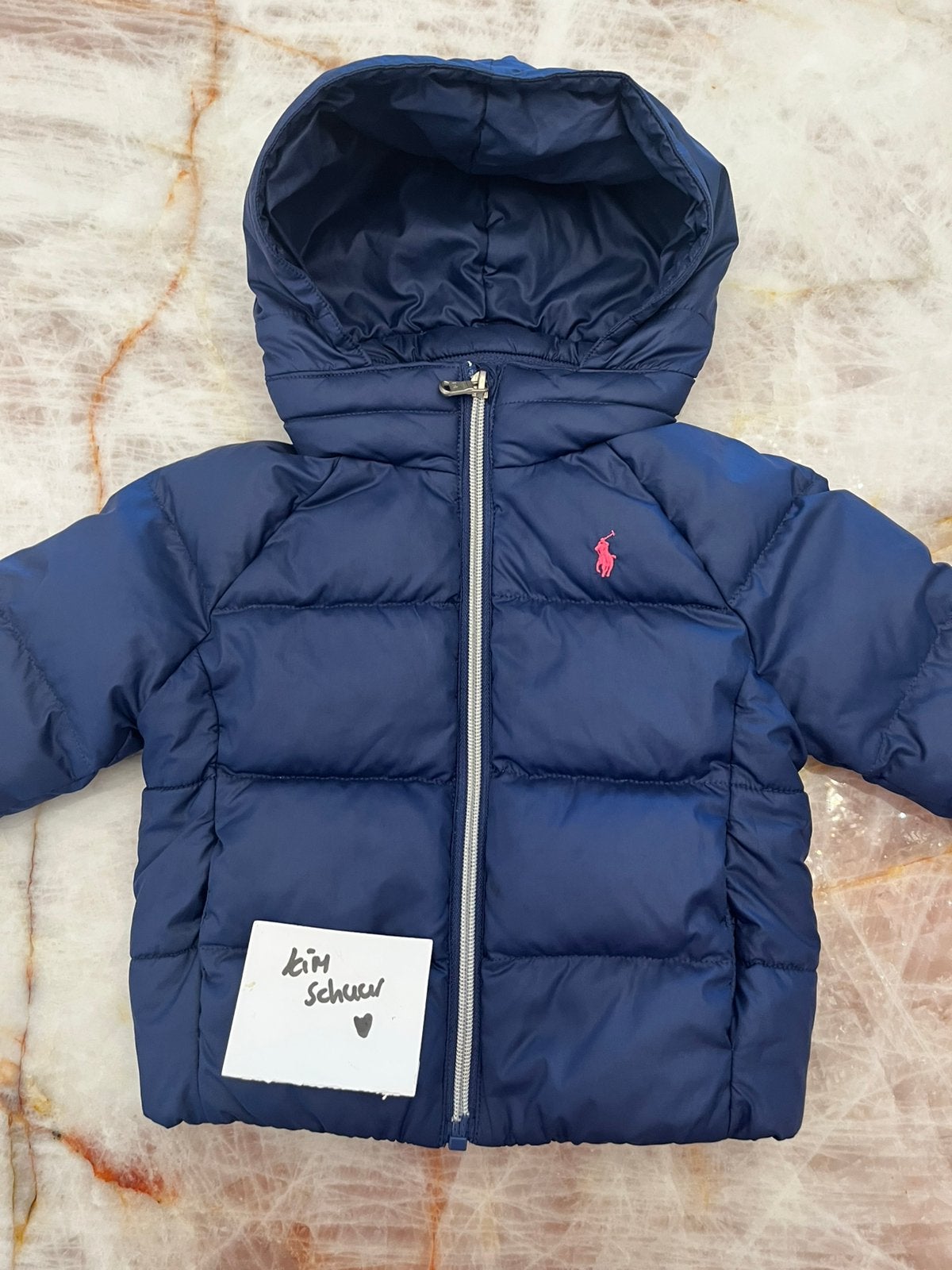Donsjas winter Ralph Lauren 86, Kinderen en Baby's, Babykleding | Maat 86, Ophalen of Verzenden, Zo goed als nieuw, Meisje, Jurkje of Rokje