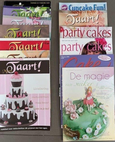 Mjam Taart! en andere baktijdschriften, Ophalen of Verzenden, Zo goed als nieuw, Taarten of Cupcakes, Boek of Tijdschrift
