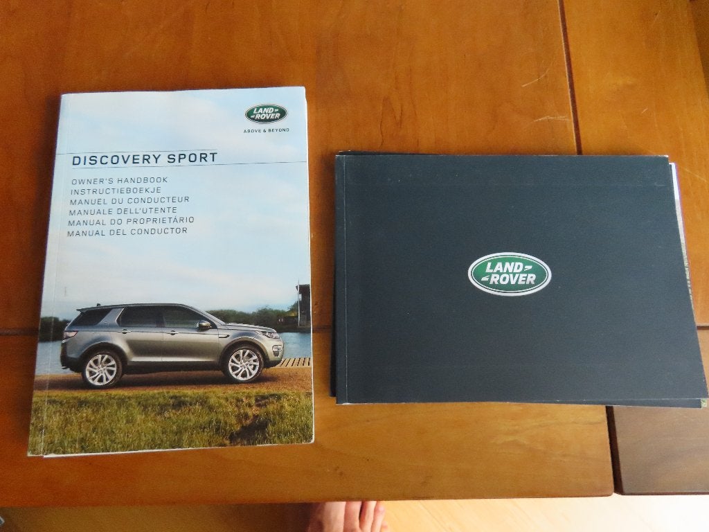 Instructieboek Land Rover Discovery Sport + beknopt 2015, Ophalen of Verzenden