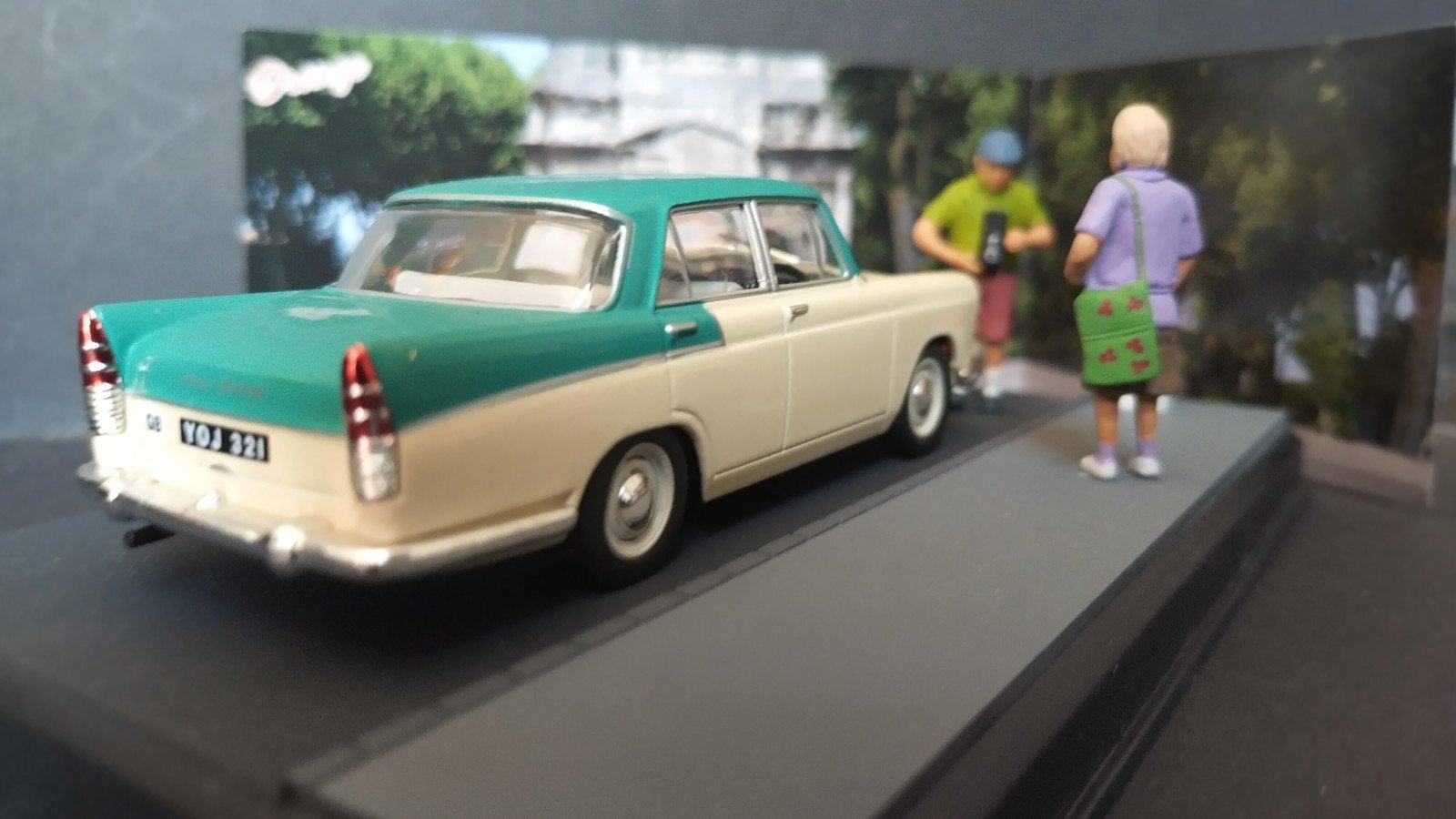 Austin Cambridge 1:43 Altaya La Route Bleue RN7 Pol, Overige merken, Auto, Verzenden, .