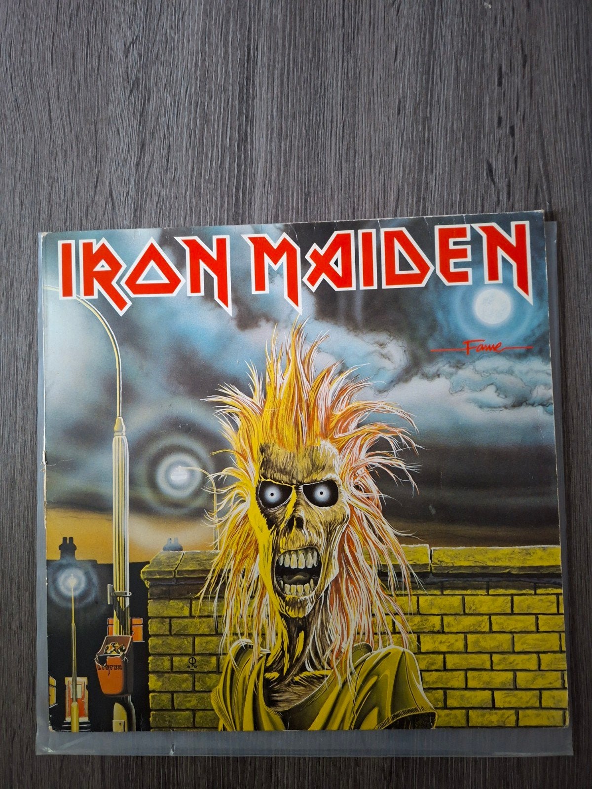 Iron Maiden- Iron Maiden lp 'Fame', Ophalen of Verzenden, Gebruikt