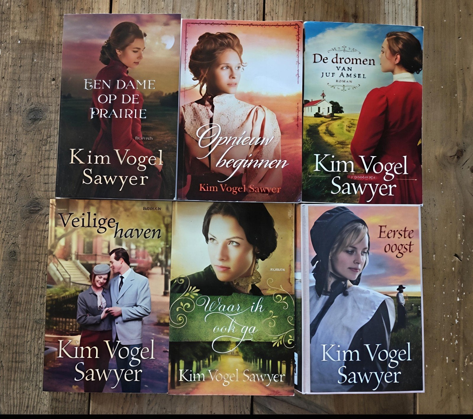 6 Boeken van Kim Vogel Sawyer., Boeken, Romans, Ophalen of Verzenden, Zo goed als nieuw