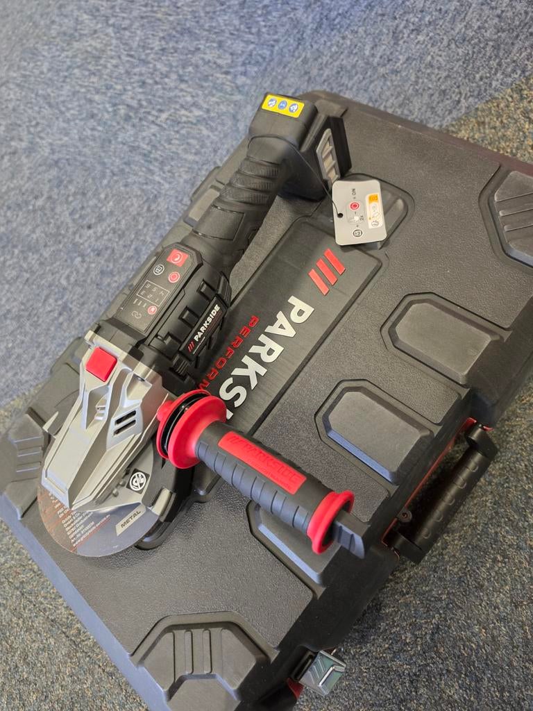 Parkside Flex haakse slijper (nieuw, zonder accu/lader), Doe-het-zelf en Verbouw, Gereedschap | Slijpmachines, Parkside, Haakse handslijpmachine