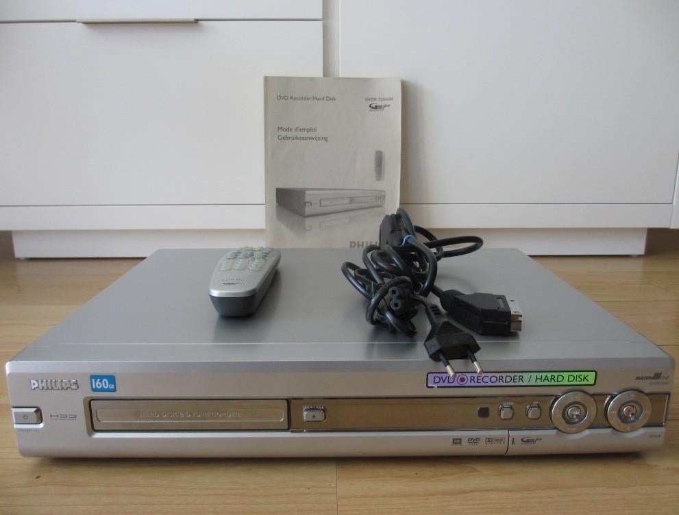 Philips DVD recorder met harddisk type 725H, Audio, Tv en Foto, Dvd-spelers, Philips, Gebruikt, Met harddisk, Dvd-recorder
