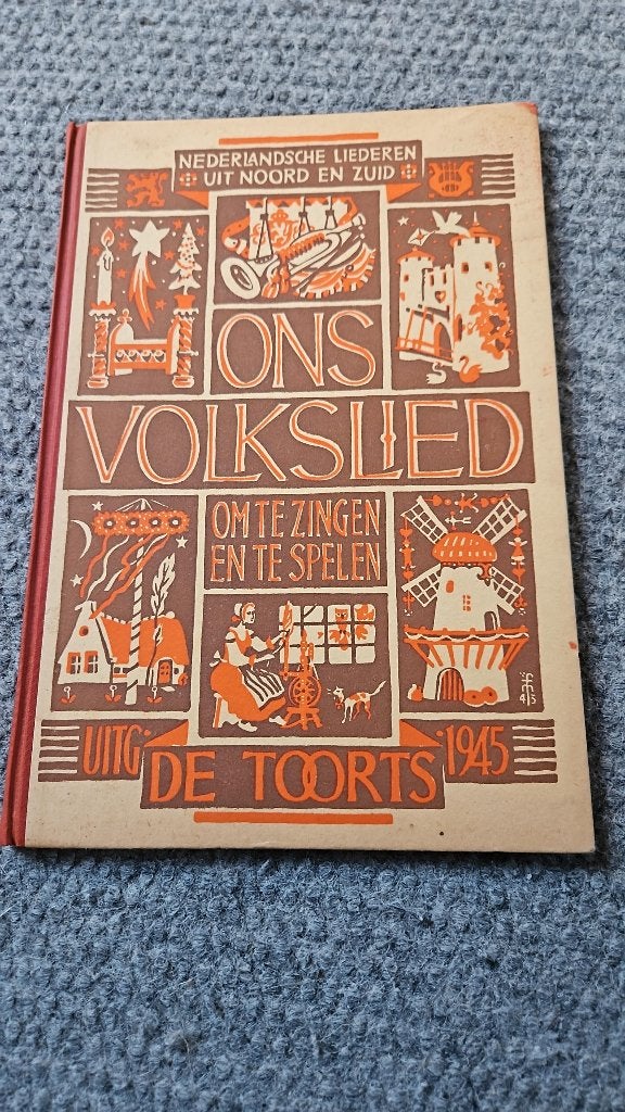 ons volkslied, pianomuziek, de toorts, Verzenden, Gebruikt