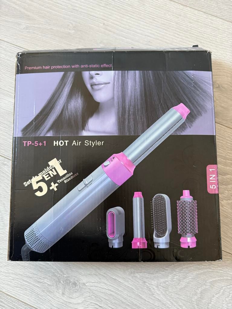 5-in-1 Föhnborstel Set - Warme Lucht Styler, Ophalen of Verzenden, Nieuw, Haarverzorging