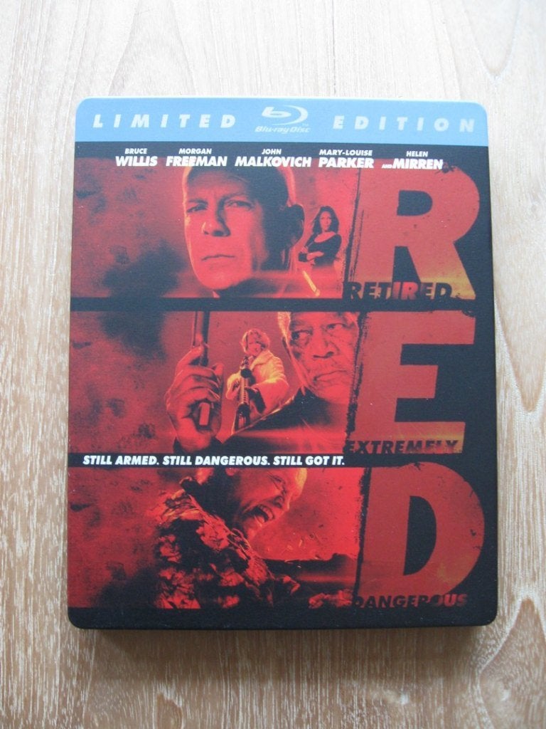 Blu-ray Red METALPAK Bruce Willis Morgan Freeman, Engels, Nederlands, Film, Actie