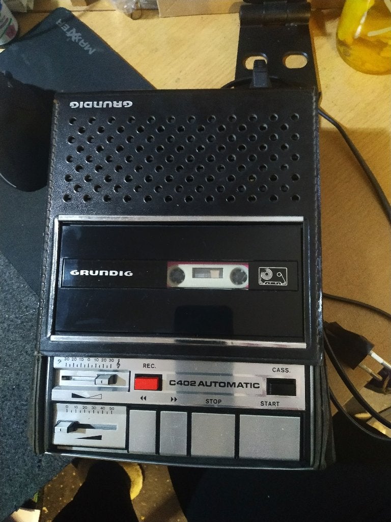 Cassetterecorder GRUNDIG C 402 AUTOMATIC, Ophalen of Verzenden, Enkel, Overige merken