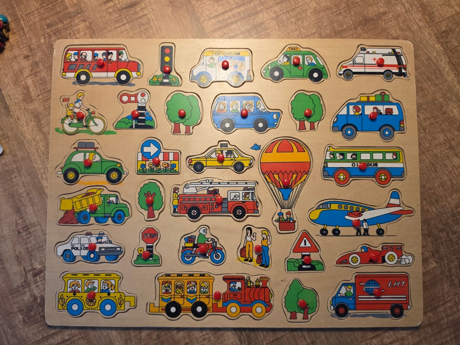 houten vintage puzzel, Ophalen of Verzenden, Zo goed als nieuw