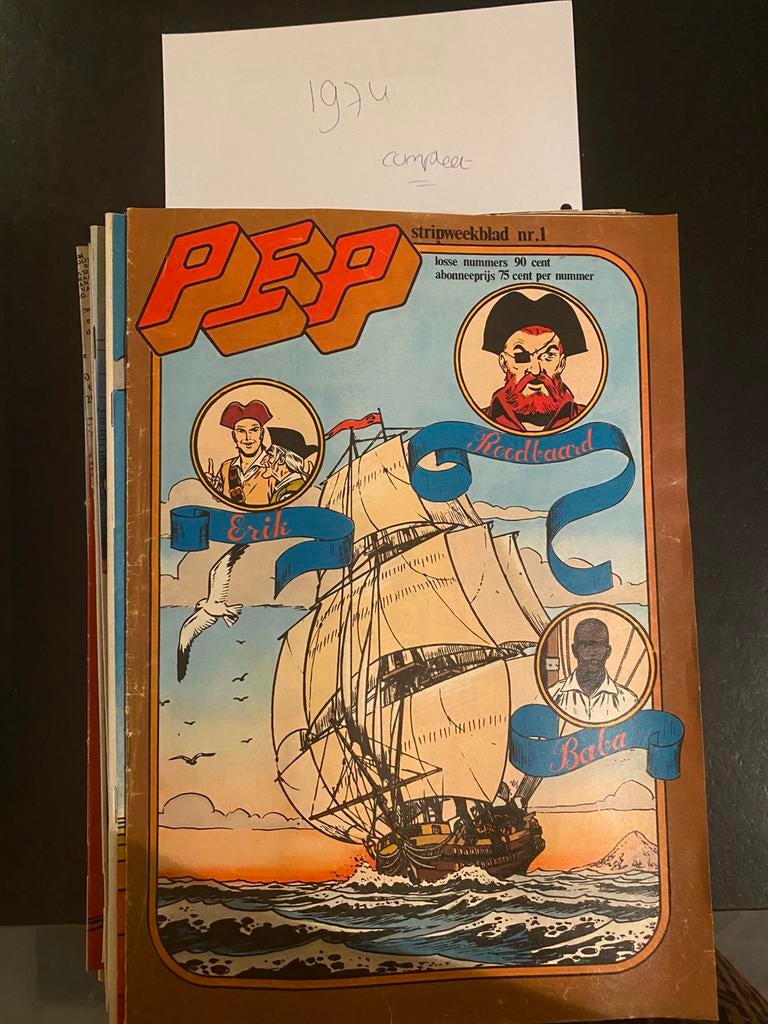 Compleet jaargang PEP 1974, Complete serie of reeks, Ophalen, Gelezen, Europa