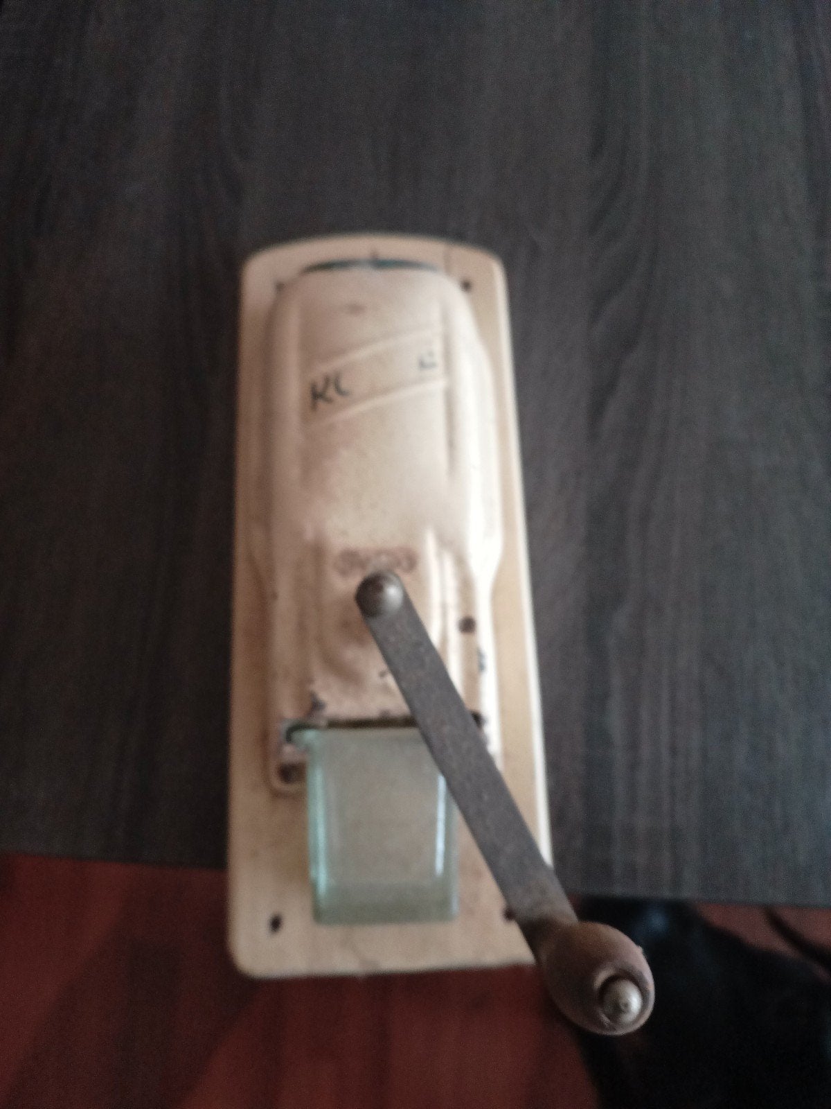 Vintage handmatige koffiemolen - KC merk, Antiek en Kunst, Ophalen of Verzenden