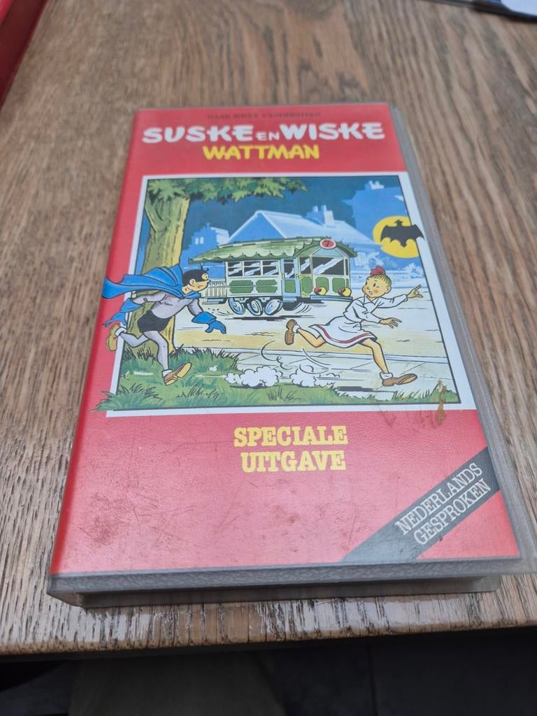 Suske en Wiske: De Wattman - Speciale Uitgave VHS, Alle leeftijden, Ophalen of Verzenden, Gebruikt, Tekenfilm