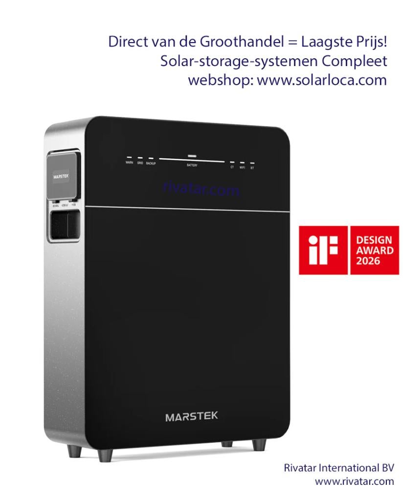 Marstek Venus E3.0, 200 wattpiek of meer, Nieuw, Info@rivatar.com, Ophalen of Verzenden
