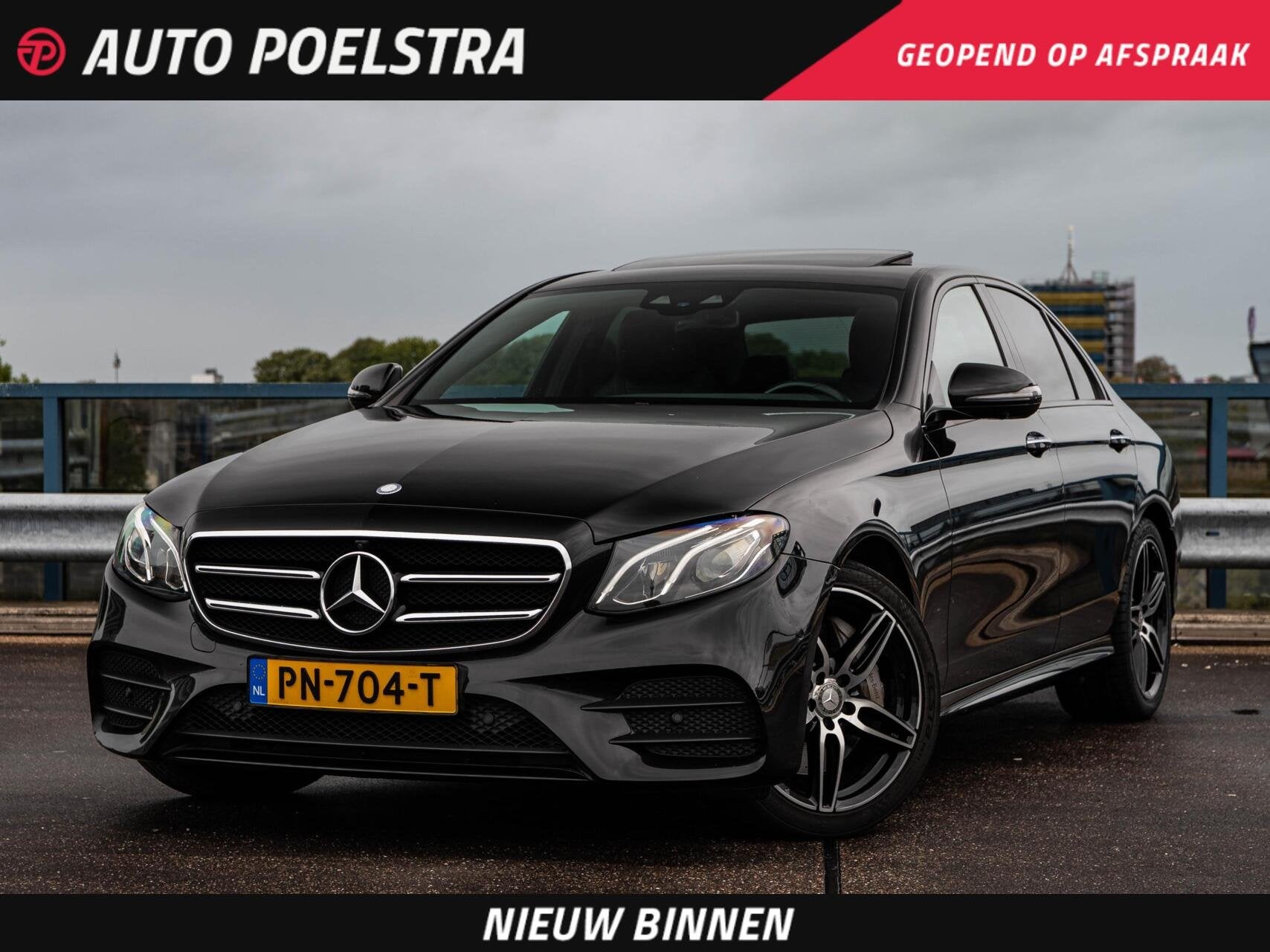 Mercedes-Benz E-klasse 350 d AMG Night Edition | Schuifdak |, Auto's, Automaat, Achterwielaandrijving, 258 pk, Leder