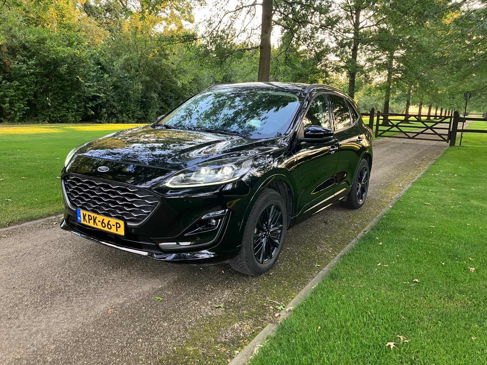 Ford Kuga 2.5 Phev 225pk 2022 B&O Trekhaak Pano Full option, Zwart, Plug-in hybride, 152 pk, 71 km/l