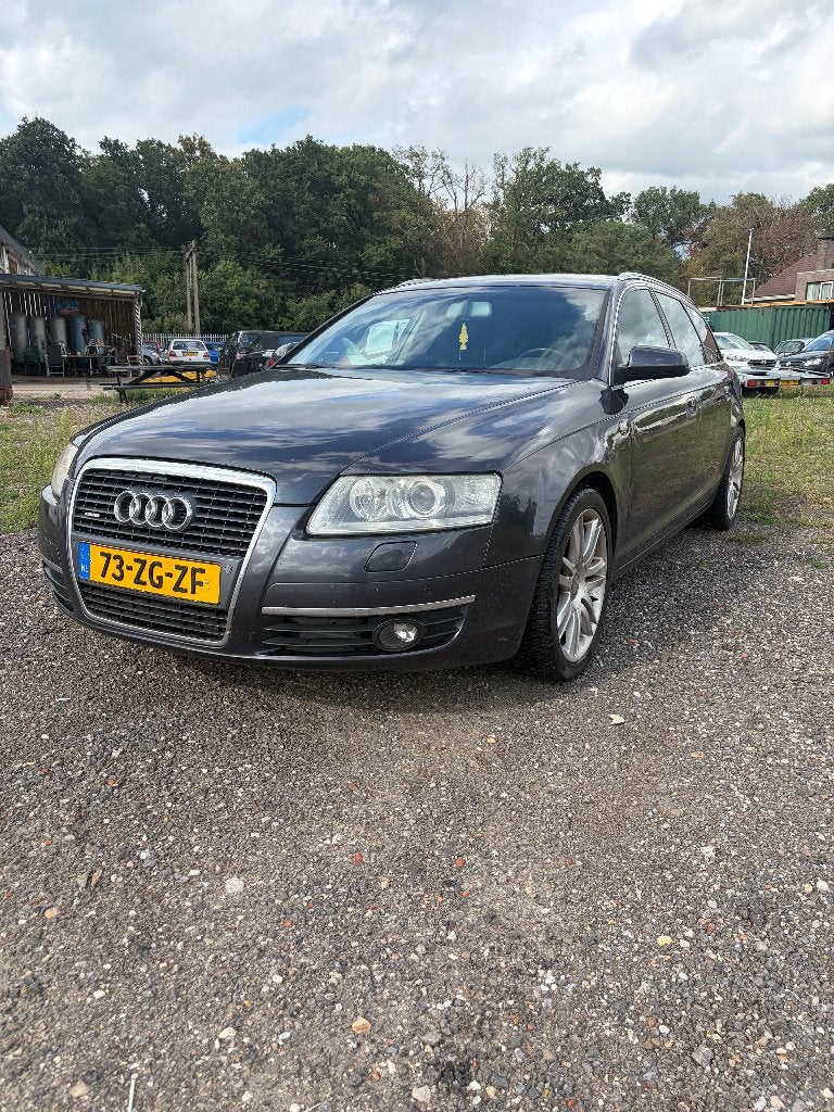 Audi A6 3.0 TDI 171KW Avant Quattro AUT 2008 Grijs, Automaat, Navigatiesysteem, Zwart, Diesel