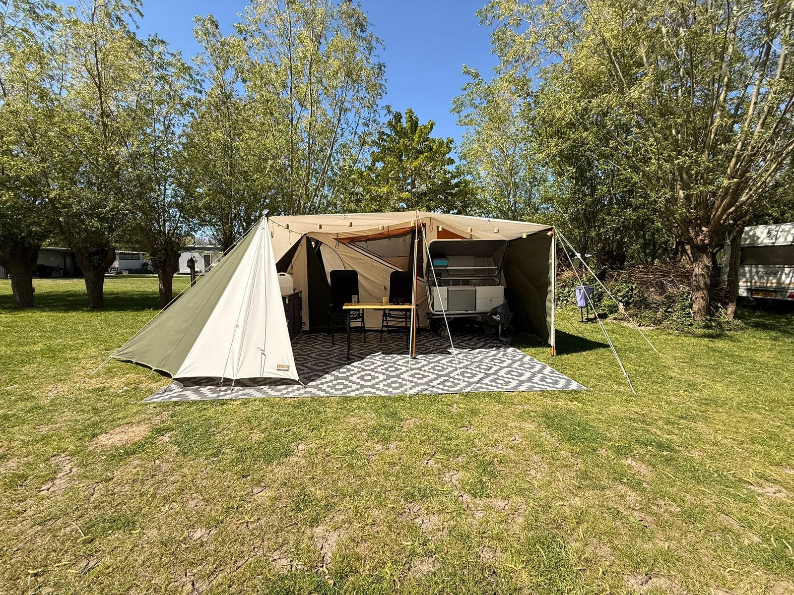 Holtkamper Cocoon XL | MOET WEG !! | BIEDEN, Caravans en Kamperen, Vouwwagens, Holtkamper, Beige, Aanwezig, Ophalen