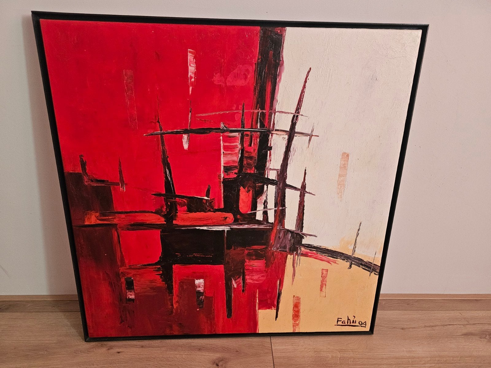 Mooie schilderij, Ophalen