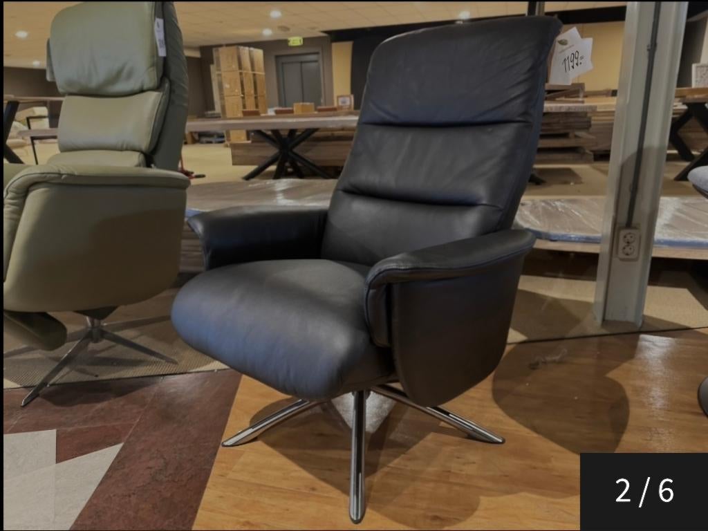 Fjord knudsen fauteuil top kwaliteit, Huis en Inrichting, Fauteuils, Nieuw, Ophalen of Verzenden, 50 tot 75 cm, Leer