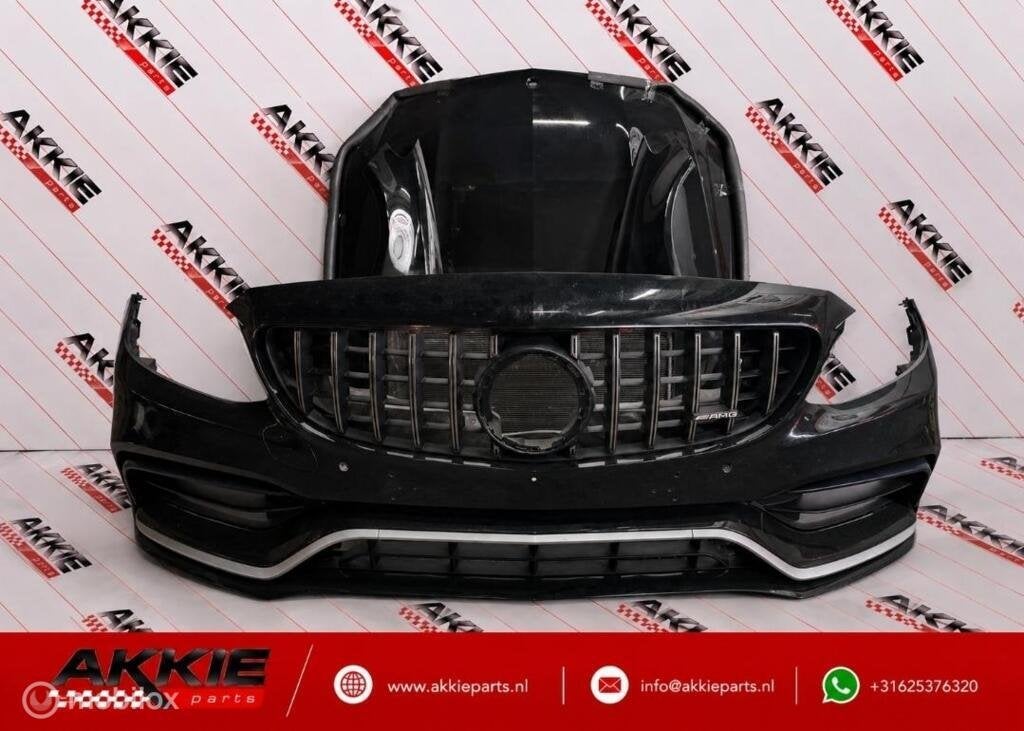 W205 S205 C63 amg Voorkop FACELIFT MERCEDES VOORKOP DELEN, Gebruikt, Ophalen of Verzenden