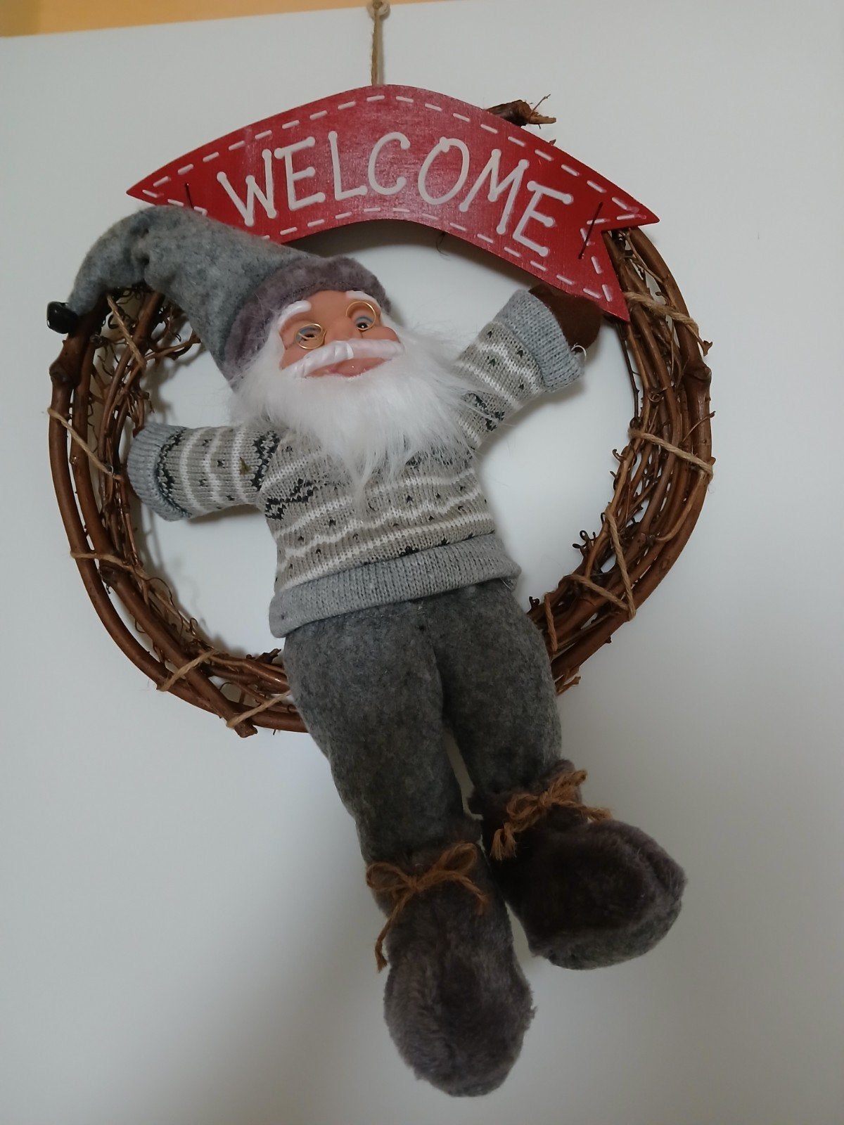 kerst deur hanger, Ophalen of Verzenden