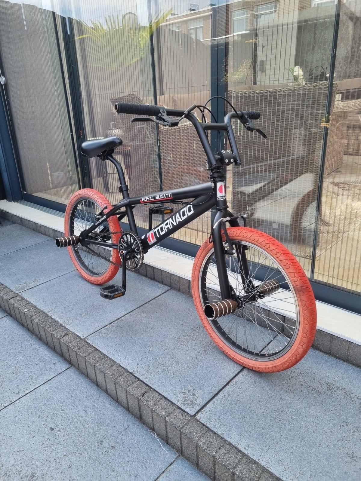Zeldzame BMX Tornado Black & Red - 20" -, Fietsen en Brommers, Fietsen | Crossfietsen en BMX, Ophalen, Staal, 20 tot 24 inch, Zo goed als nieuw